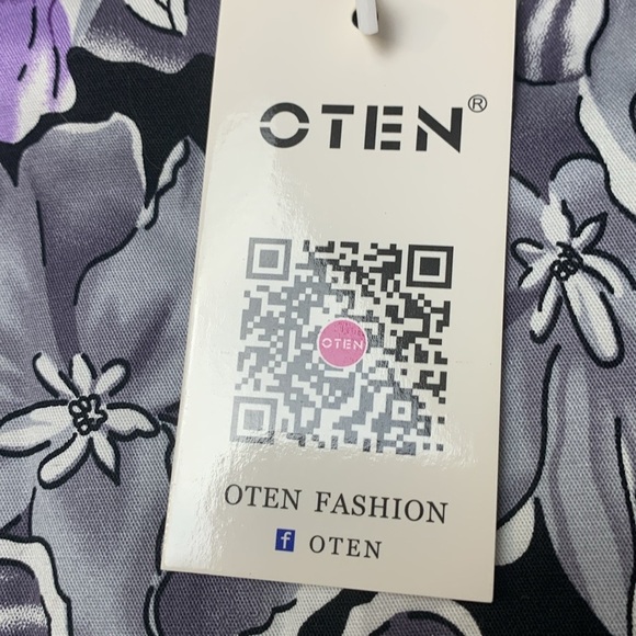 Oten Fit snd Flare Dress, Gorgeous Colours,Back Zipper, Stretch - Picture 7 of 9